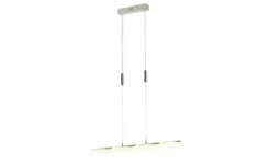 KHG LED-Pendelleuchte, 4-flammig, Nickel-matt