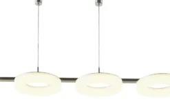 KHG LED-Pendelleuchte, 4-flammig, Nickel-matt