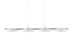 KHG LED-Pendelleuchte, 4-flammig, Nickel-matt