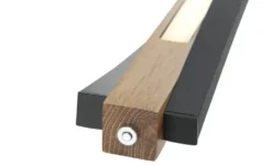 KHG LED-Pendelleuchte, 3-flammig, schwarz/ Eiche
