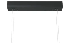 KHG LED-Pendelleuchte, 3-flammig, schwarz/ Eiche