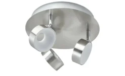 KHG LED-Spot, 3-flammig Nickel matt