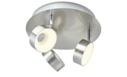 KHG LED-Spot, 3-flammig Nickel matt