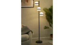 KHG LED-Stehleuchte, 3-flammig, schwarz