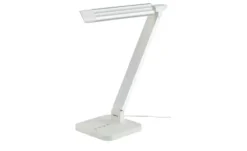 KHG LED-Tischleuchte, 1-flammig, Alu/weiß