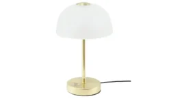 KHG LED-Tischleuchte, 1-flammig, messing/ Alabasterglas