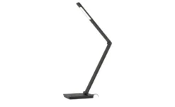 KHG LED-Tischleuchte, schwarz mit Qi-Charger