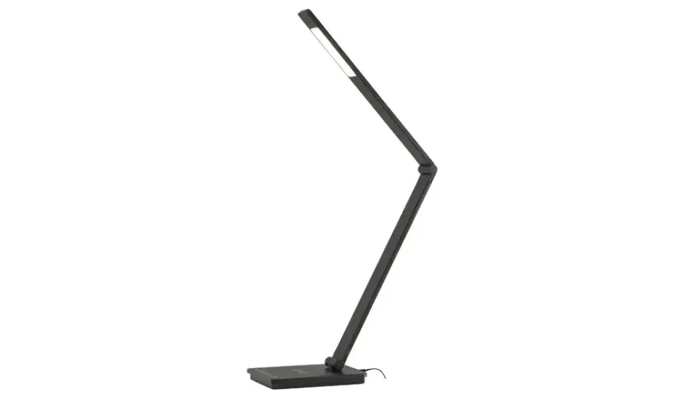 KHG LED-Tischleuchte, schwarz mit Qi-Charger