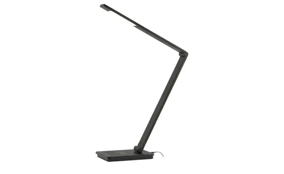 KHG LED-Tischleuchte, schwarz mit Qi-Charger