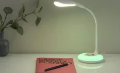 KHG LED-Tischleuchte,1-flammig, weiß