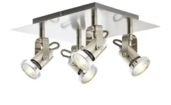 KHG Spot, 4-flammig, Nickel matt