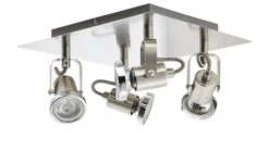 KHG Spot, 4-flammig, Nickel matt