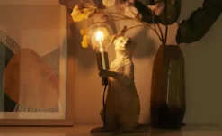 KHG Tischleuchte, 1-flammig `Erdmännchen`