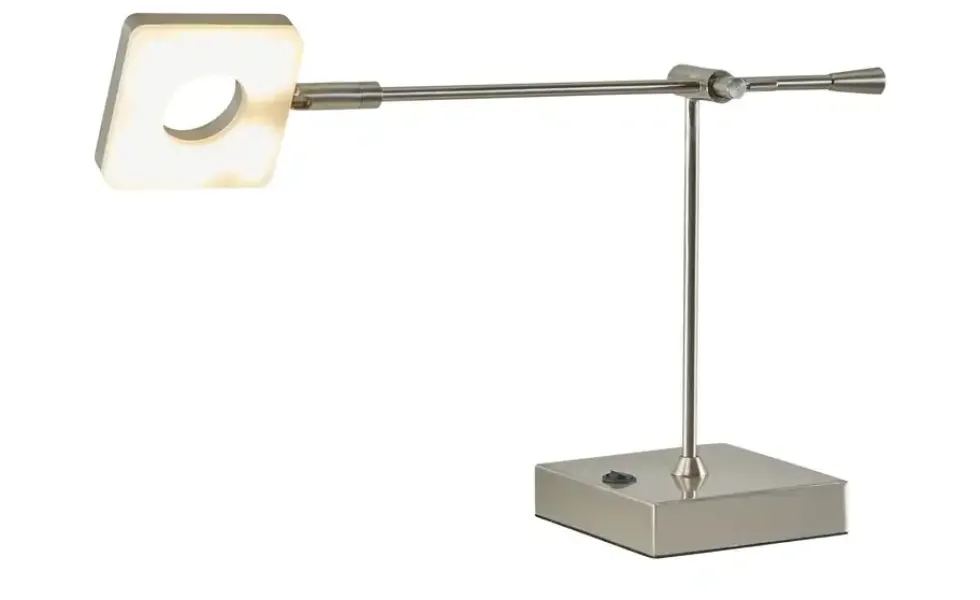 KHG Tischleuchte, 1-flammig, Nickel-matt