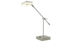 KHG Tischleuchte, 1-flammig, Nickel-matt