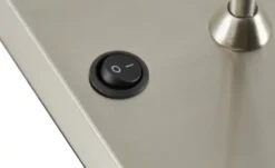 KHG Tischleuchte, 1-flammig, Nickel-matt