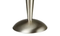 KHG Tischleuchte nickel matt mit Glasschirm