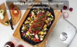 KHG Aromabräter aus Aluguss eckig