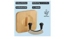 KHG Bambusbrett mit Wiegemesser
