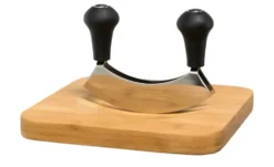 KHG Bambusbrett mit Wiegemesser