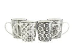 KHG Kaffeebecher 4er Set Vario