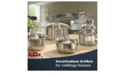 KHG Topfset, 5-teilig PLATIN