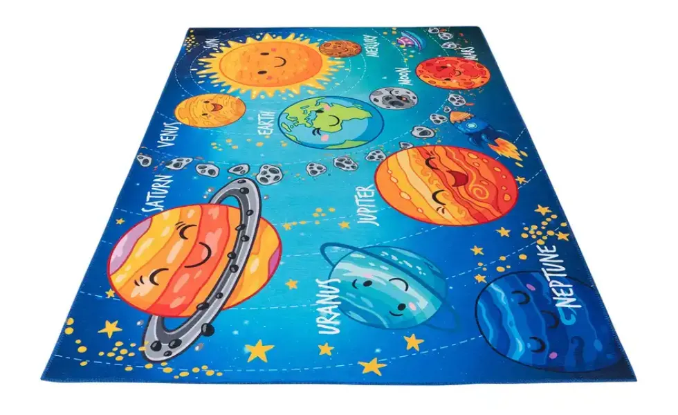 Kinderteppich Solarsystem