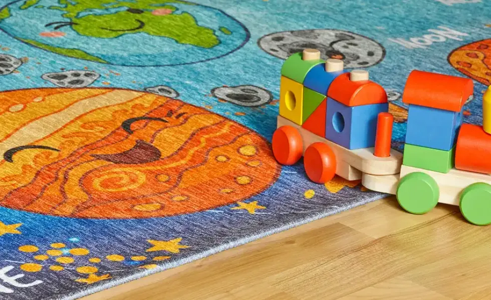 Kinderteppich Solarsystem