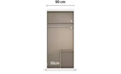 Kleiderschrank mit Schubladen Frieda