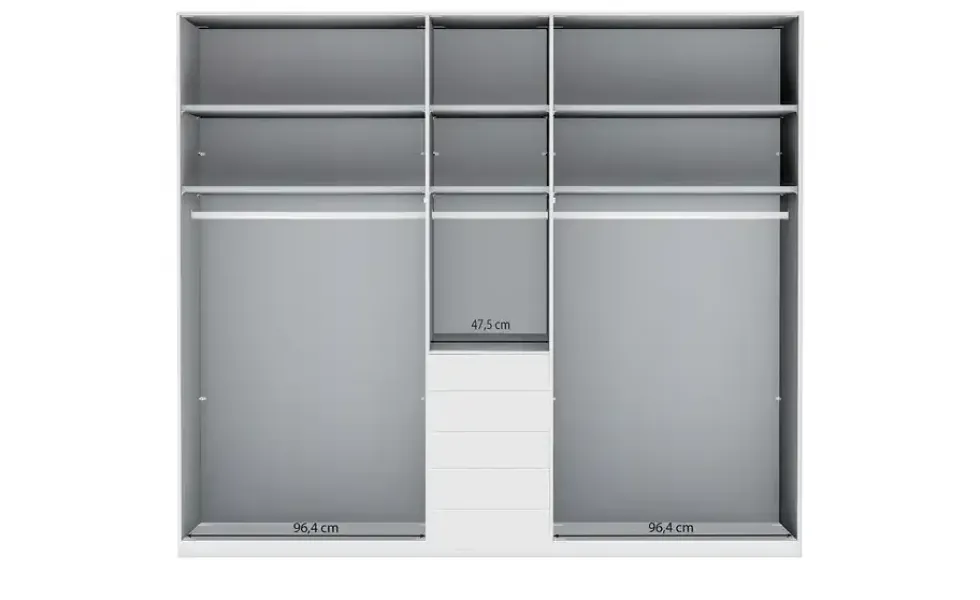 Kleiderschrank 5- türig Velua 2
