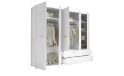 Kleiderschrank 5-türig Vitreo Neo