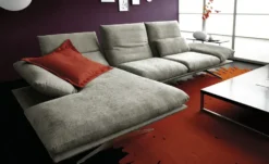 KOINOR Ecksofa aus Flachgewebe Francis