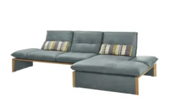 KOINOR Leder-Ecksofa mit Massivholzrahmen aus Wildeiche Humfrey