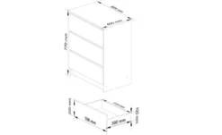Kommode 60 cm breit Kaia