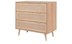Kommode mit 3 Schubkästen Rafia