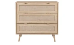 Kommode mit 3 Schubkästen Rafia