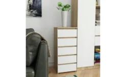 Kommode mit 5 Schubladen Carlo