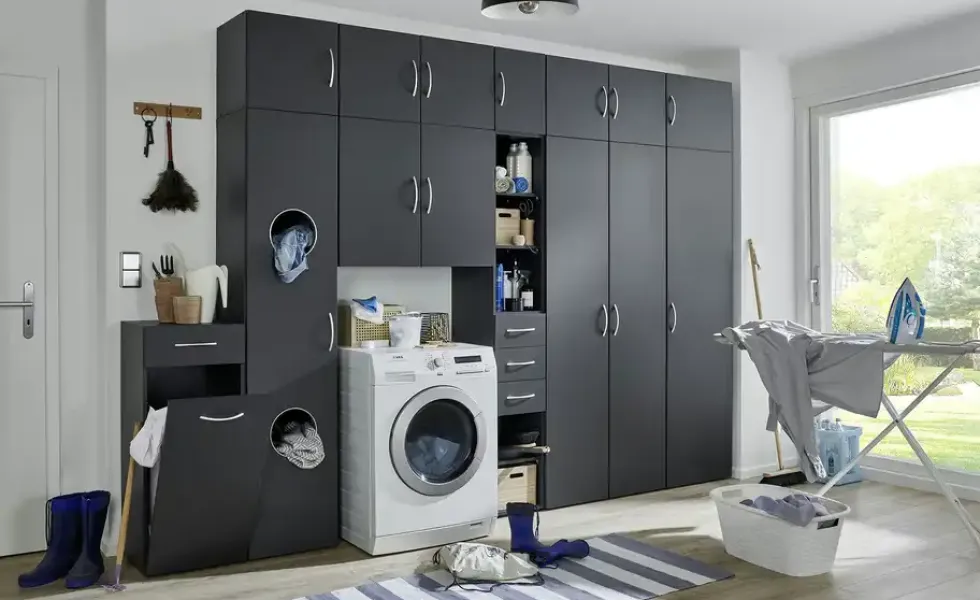 Kommode mit Wäschebox Multiraumkonzept