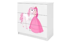 Kommode Prinzessin und Pferd