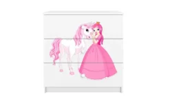 Kommode Prinzessin und Pferd