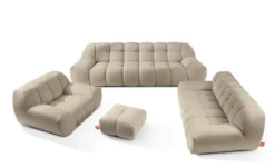 KONSIMO Polstermöbel 4er-Set in Bubble Optik Vena
