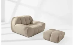 KONSIMO Sessel 2er-Set in Bubble Optik Vena