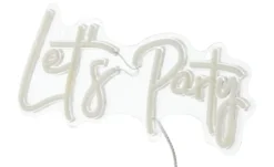 LED Neon Schild Lets Party
