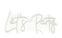 LED Neon Schild Lets Party