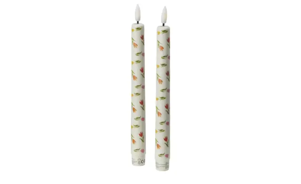 LED Stabkerze, 2er Set