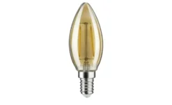LED Vintage Kerze E14/2W gold