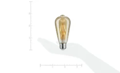 LED Vintage Rustika E27/ 4W gold