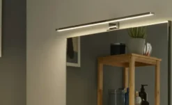 LED-Bad-Spiegelleuchte, 1-flammig chrom