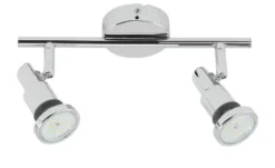 LED-Badspot, 2-flammig, chrom