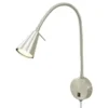 LED-Bettleuchte, Nickel-matt